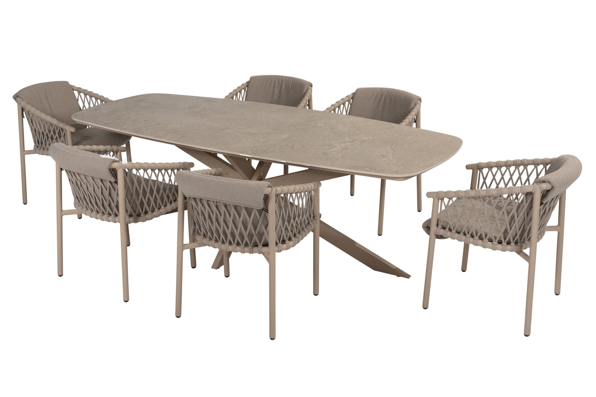17070-213935-91601-91602_ Allora dining set Latte with Prado barrel dining table 240x105cm 02.jpg