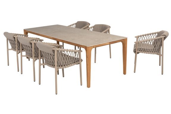 17070-91606_ Allora dining set Latte with Liam table ceramic top 240x100cm 01.jpg