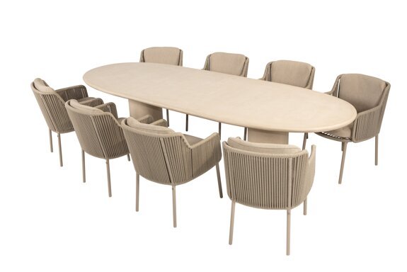 17229-17228-214401_Bernini dining set latte with Hampton oval dining tabel 300 x 110 cm 01.jpg