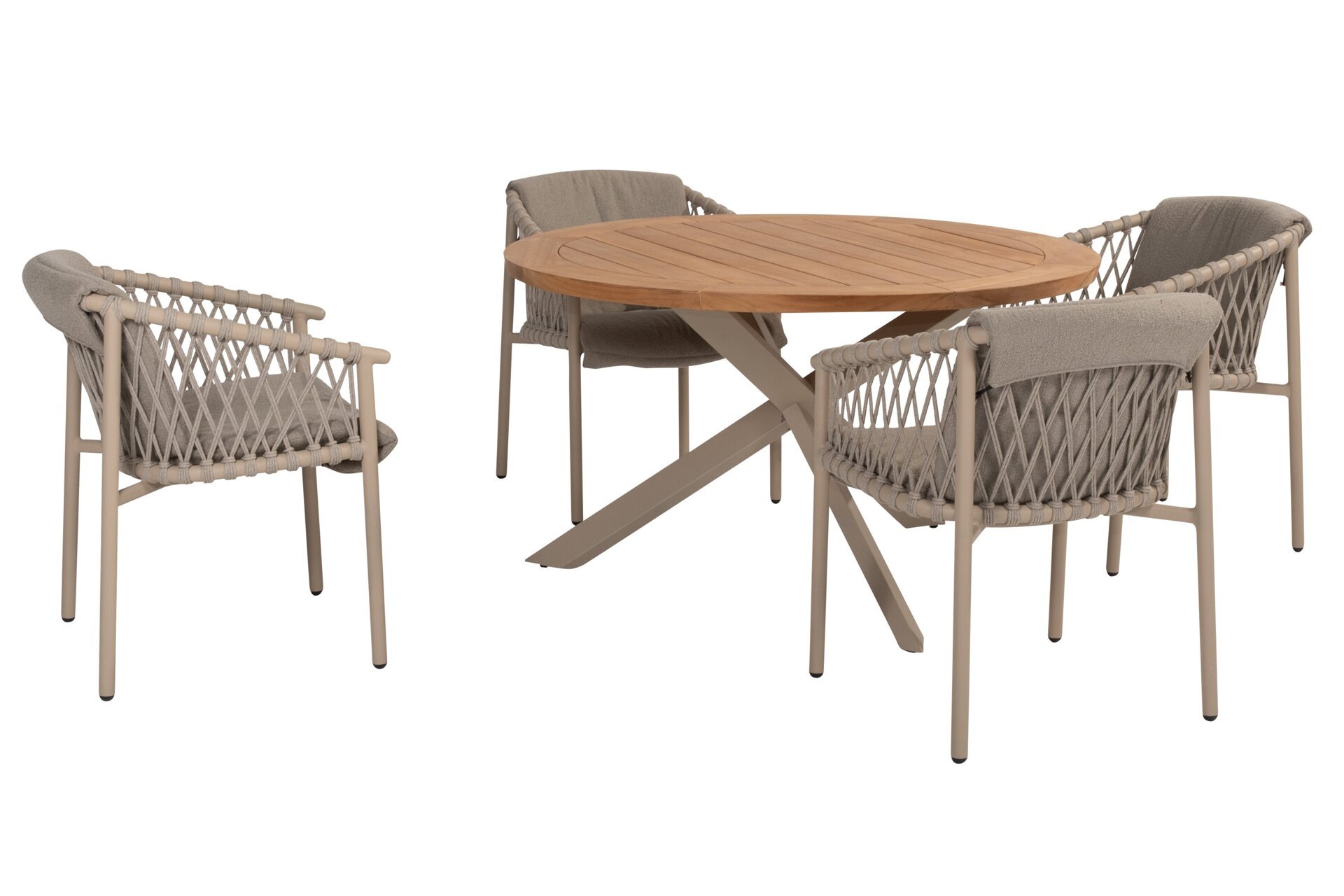 17070-91417-91653_ Allora dining set Latte with Prado Teak table 130cm Latte 01.jpg