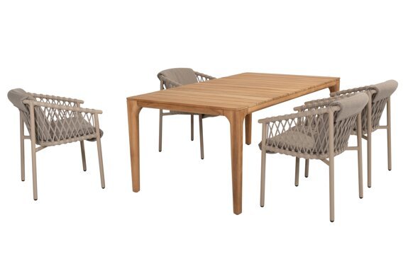 17070-91488_ Allora dining set Latte with Liam table teak 180x100cm 01.jpg